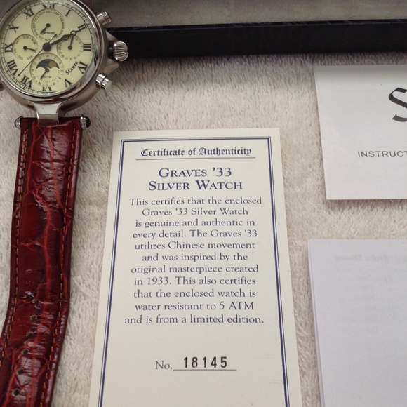 Men' s Silver Automatic Stauer Watch - Picture 6 of 12